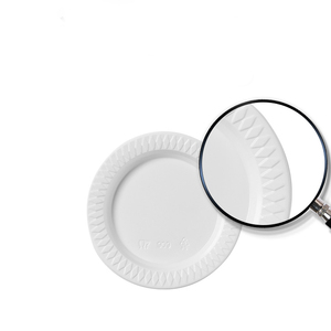 JUXINDA Assiettes en papier blanc Assiettes à dîner en papier jetables et durables | Fournitures pour fêtes et événements - Product Image 3