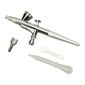 <b>Nail</b> Art Airbrush <b>Set</b> 0.3mm Dual Action Gravity Feed Portable USB Powered Adjustable Speed For <b>Nail</b> Polish <b>Gel</b> Spray - Product Image 2