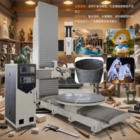 Máquina de Grabado CNC de 5 Ejes Rongchi para Madera y Espuma, Centro de Mecanizado CNC de Alta Precisión para Moldes de Esculturas 3D, Personalizable a Gran Escala