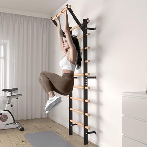 CZFIT Barra de Estiramiento Multifuncional de Madera, Barra de Tracción Portátil para Montar en la Pared, Barras Paralelas Horizontales, Duraderas y Ecológicas - Product Image 6