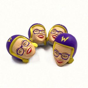 Pelotas Antiestrés Personalizadas al por Mayor con Forma de Cara Humana de PU, Juguetes Promocionales con Logotipo - Product Image 3