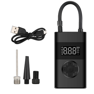 Nexest12Vミニワイヤレス電気ポータブルエアポンプディスプレイ車と自転車用の車のタイヤインフレーター - Product Image 1