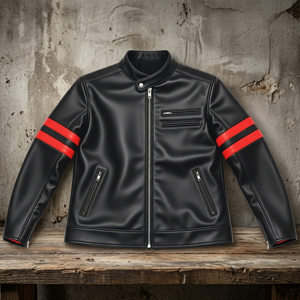 SHAFIQ SPORTS Factory Supplier <b>Long</b> Slim Leather <b>Jackets</b> Stand Collar Canvas Fabric Breathable Front <b>Men</b> Cold Weather Quilted - Product Image 1