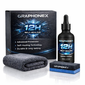 Kit de Revestimiento Cerámico Autoregenerativo GRAPHONEX 12H Nano Borofeno 60um de Grosor, Protección de Pintura para Autos, Alto Brillo, Hidrofóbico, Fácil de Aplicar - Product Image 1