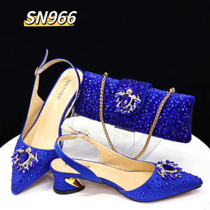 Inmyshop 2024 <span class=keywords><strong>tacco</strong></span> <span class=keywords><strong>basso</strong></span> <span class=keywords><strong>scarpe</strong></span> e borsa Set genuino italiano abbinamento <span class=keywords><strong>scarpe</strong></span> e borsa Set di alta qualità con catena di pietra per le donne del partito - Product Image 4