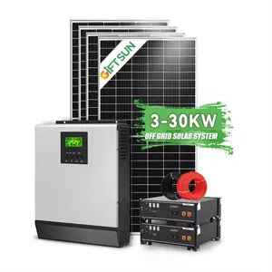 10 Kw מטהר רשת סולרית מערכת סוללות אחסון אנרגיה סולארית 380vac 400vac 415vac