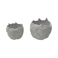 Pots de plantes décoratifs en céramique de style moderne, écologiques, durables, à motif irrégulier pour plantes succulentes, vase pour la maison, le balcon, le jardin, le sol