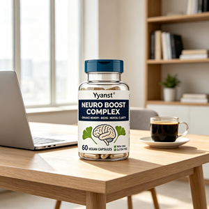 Cápsulas de Extracto de Ginkgo Herbal Natural con Empaque Personalizado al por Mayor, Fabricante OEM para Apoyo al Sueño y Salud Diaria - Product Image 2