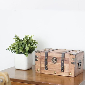 Bán buôn tùy chỉnh đa chức năng trang trí hộp gỗ với nắp ngực thân cây Alexander lưu trữ bằng gỗ nhỏ - Product Image 5