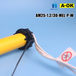 Motor Tubular Inteligente WiFi Tuya de 25 mm A-OK, Control por Voz a través de Aplicación, Compatible con Alexa y Google Home, Persianas Enrollables Electrónicas con Límite Electrónico Silencioso OEM - Product Image 3
