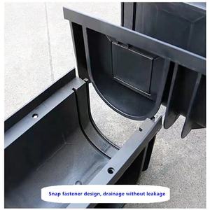 Sotterraneo tipo <span class=keywords><strong>U</strong></span> canale di drenaggio acqua piovana canale di drenaggio per il trattamento delle acque reflue di plastica fosso di drenaggio con la copertura - Product Image 6