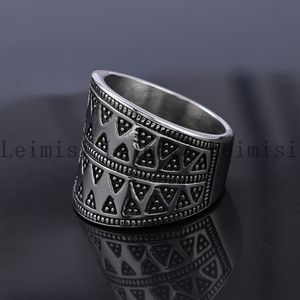 Perles de <span class=keywords><strong>barbe</strong></span> <span class=keywords><strong>Viking</strong></span> en acier inoxydable Runes Vikings nordiques de haute qualité Perles en argent antique Anneaux triangulaires <span class=keywords><strong>Viking</strong></span> pour hommes et femmes - Product Image 5