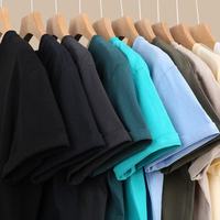 T-shirt Homme Designer 100% Coton Tricoté Ample Uni Manches Courtes Luxe Streetwear Été Décontracté Design Vierge Personnalisable