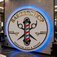 Enseignes LED 2025 pour Salons de Beauté et Spas, Lettres Métalliques Lumineuses, Enseigne Personnalisée pour Entreprise, Signalétique Rétroéclairée