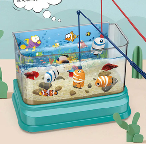 Nieuwe Vissen Speelgoed Kinderen Simulatie Huis Multifunctionele Grappige Aquarium Mini Desktop Spel Speelgoed Met Muziek - Product Image 3