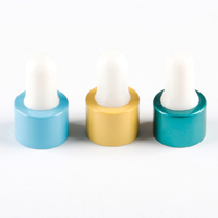 Pulvérisateur à col blanc Din 18/410, compte-gouttes en verre, bouchon en aluminium-plastique anti-fuite pour bouteilles, applications liquides industrielles
