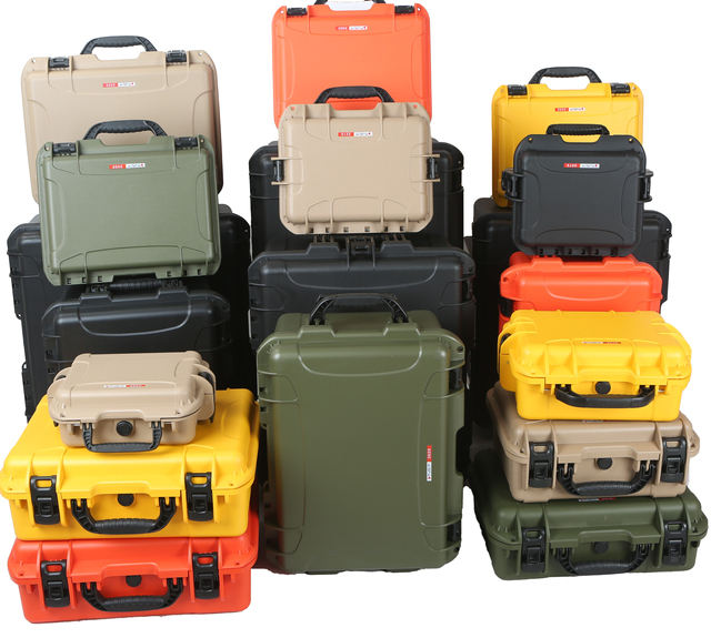 OEM Customizable Model 3450 Hard Plastic Carrying Case Waterproof Shockproof Protective Instrument Case for Outdoor Use ODM