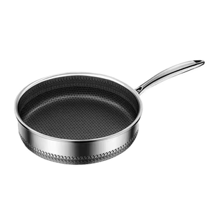 Utensilios de Cocina con Revestimiento Nano Honeycomb de Calidad Superior, Aptos para Todo Tipo de Estufas, Sartén Antiadherente de <span class=keywords><strong>Doble</strong></span> Cara de Acero Inoxidable Sin Tapa - Product Image 6