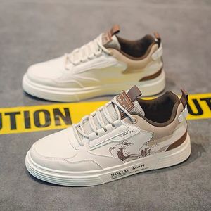 2026 New Korean Style <strong>Little</strong> White Breathable Board <strong>Shoes</strong> for Male Students Casual Trend with Waterproof Feature for Summer - Product Image 1