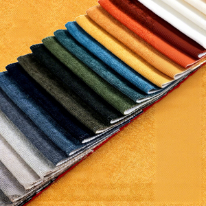 Tissu chenille uni teint en fil, poids lourd, pour rembourrage de canapé et textile d'ameublement - Product Image 1