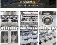 Machine de scellage thermique rotative pneumatique automatique pour l'emballage alimentaire, des boissons, du papier, du papier d'aluminium et des barils