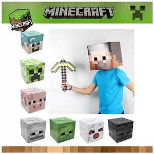Máscara de Cabeza de Cubo Pixelado de <span class=keywords><strong>Minecraft</strong></span> en Caja de Cartón - Disfraz Infantil para Halloween, Fiestas de Cumpleaños y Eventos Temáticos de Videojuegos - Product Image 5