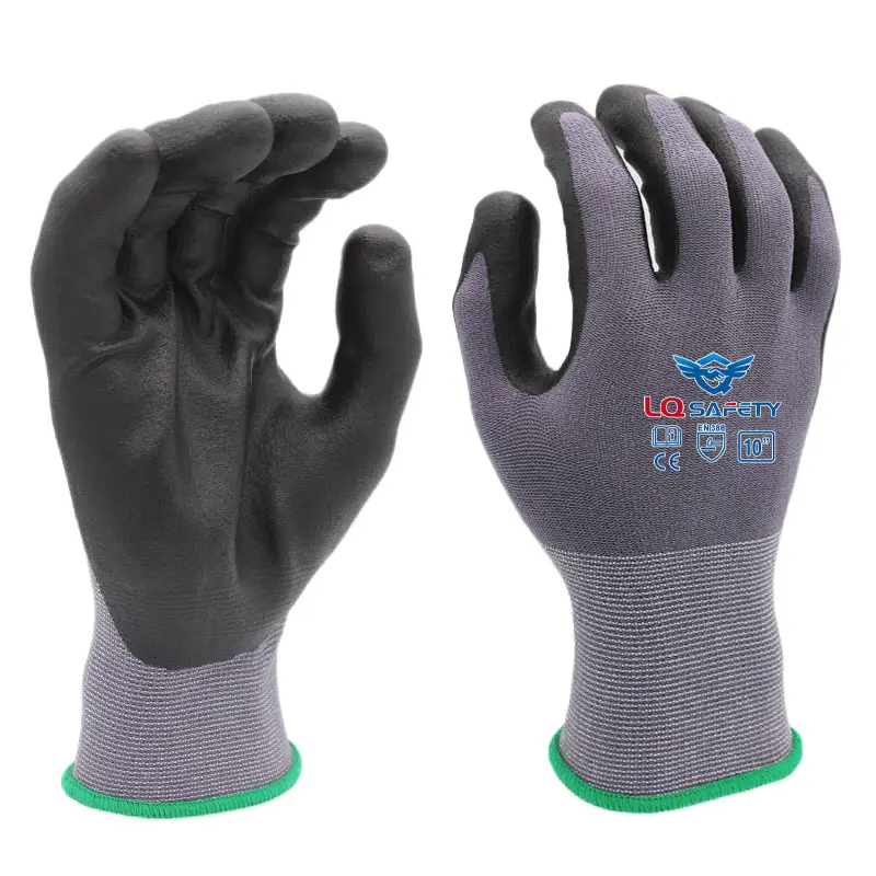 L'usine directement en gros Gants en nylon nitrile Gants de travail en mousse nitrile