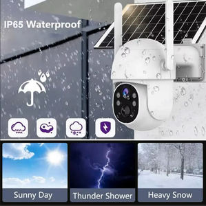 Caméra WiFi Innotronik Support P2P 4MP 360 degrés Tuya PTZ alimentée par énergie solaire avec détection de mouvement et audio bidirectionnel - Product Image 6