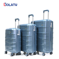 2024 nouveau Design prix usine haute qualité PP Trolley valise roulant coque dure Spinner bagages voyage valise ensemble