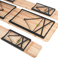Table à bière pliante en bois