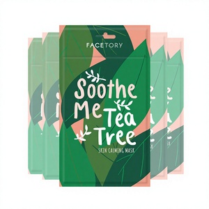 <span class=keywords><strong>Mascarilla</strong></span> Facial de 2 Pasos con Extracto de Árbol de Té y Manzanilla para Calmar, Revitalizar y Eliminar el Acné (Paquete de 5) - Product Image 1