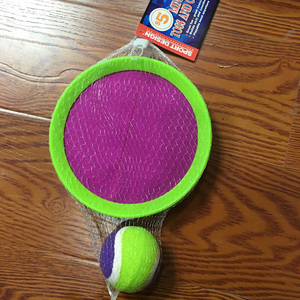 Toss and Catch Ball Game <span class=keywords><strong>2</strong></span> Scheiben paddel, 1 Bälle-PVC-Trage tasche mit atember aubendem Verpackungs fang paddel - Product Image 6