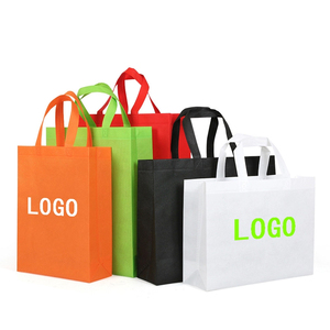 Printing Logo Advertising Eco Friendly Reusable Folding Promotional Shopping Multi Color Tote Bags Custom Printing Non Woven Bag