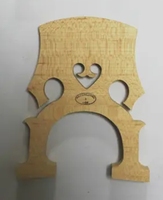 Fourniture professionnelle pas cher pont de violoncelle en érable pour 4/4 1/8 taille violons Instruments à cordes accessoires de pièces d'instruments de musique