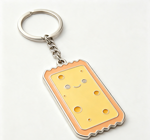 พวงกุญแจโลหะรูปขนมหวานน่ารักเคลือบเงา เหมาะสำหรับแจกเป็นของขวัญ - Product Image 2