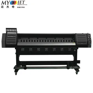 1.8m Vải sinh thái dung môi giải pháp in ấn bởi myjet Vinyl plotter sinh thái dung môi máy in với i3200/xp600 đầu in