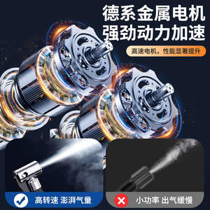 Suitu ปั๊มลมรถยนต์แบบพกพา12V 16สูบหน้าจอ LCD ST-767เติมลมยาง - Product Image 2