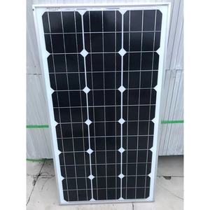 แผงโซลาร์เซลล์โมโนคริสตัลไลน์สีดำทั้งหมด 100W 12V สำหรับการชาร์จแบตเตอรี่รถยนต์ที่บ้าน - Product Image 1