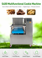 Machine à biscuits automatique commerciale à servomoteur, machine à pâtisserie à découpe filaire, déposeuse de biscuits en acier inoxydable