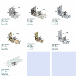 เหล็กฉากยึดมุมรูปตัว L ขนาดเล็ก สำหรับกรอบรูป ขนาด <span class=keywords><strong>12x12</strong></span> มม. ขายึดติดผนัง รองรับ OEM - Product Image 3