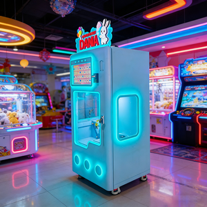 New Style Full Automatic Commercial Cotton <b>Candy</b> Fairy Floss Vending Making <b>Machine</b> with Coin Bill Credit Card Acceptor - Product Image 1