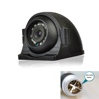 Caméra latérale de véhicule étanche 1080P avec API SDK RTSP et connecteur d'aviation X-code 8 broches personnalisé