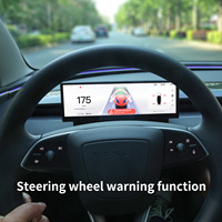 Écran tactile LCD 10,88 pouces Plug & Play pour tableau de bord CarPlay, compatible Tesla Model 3/Y, écran partagé 2.5D, Android Auto, télécommande frontale