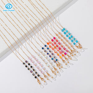 2025 nouveau Design décoratif métal porte-<span class=keywords><strong>lunettes</strong></span> sangle élégante femme perlée <span class=keywords><strong>lunettes</strong></span> chaîne - Product Image 2