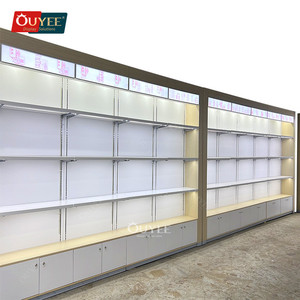 डेकोरेशन रिटेल डिस्प्ले गोल्ड शेल्फ ब्यूटी कमोडिटी स्लॉट वॉल हेयर एक्सटेंशन शेल्फ विग वॉल शेल्फ - Product Image 6