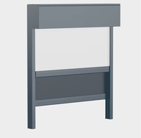 Persianas enrollables dobles WR150-220 a prueba de viento con toldo integrado, bloqueo UV, motor a batería de litio, persiana enrollable motorizada para exteriores