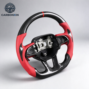 Volante de Fibra de Carbono Forjado para Dodge Charger Challenger Srt8 Ram 2008 2013 2014 2015 2016 2017 2018 2019 Sin Airbag - Product Image 3