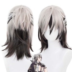 Parrucca per Cosplay di Halloween Game Nu: Olivine <span class=keywords><strong>Eiden</strong></span> Blade Kuya Edmond Aster Yakumo Quincy, Verde Blu Rosa Arancione Viola GAHC-102 - Product Image 6