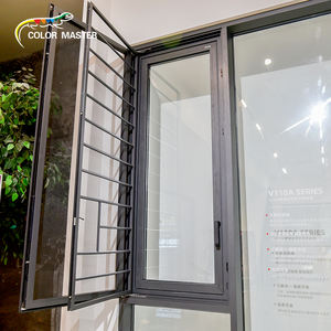 कम कीमत आधुनिक एल्यूमीनियम कैसमेंट विंडो के साथ स्क्रीन बाहरी उद्घाटन थर्मल ब्रेक के साथ होटल और अपार्टमेंट के लिए डबल ग्लेज्ड - Product Image 4