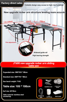 Scie à table coulissante multifonctionnelle JT600 pour le travail du bois, portable et pliable, vente chaude en Chine